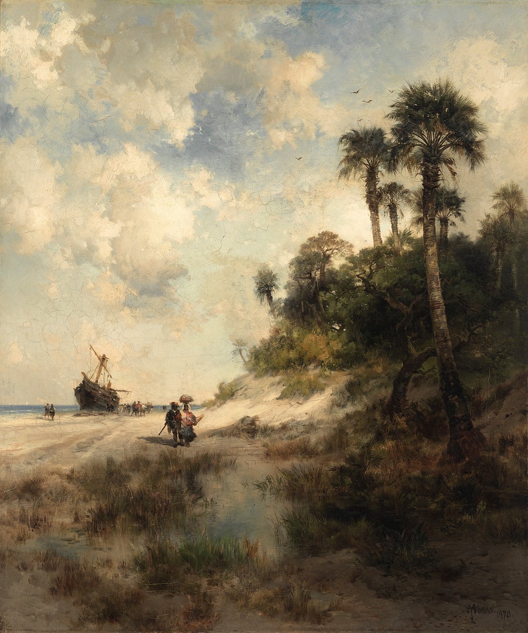 Fort George Island, Florida alkotó: Thomas Moran
