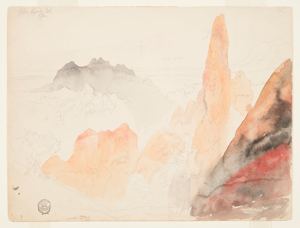 Glen Eyrie, Colorado alkotó: Thomas Moran