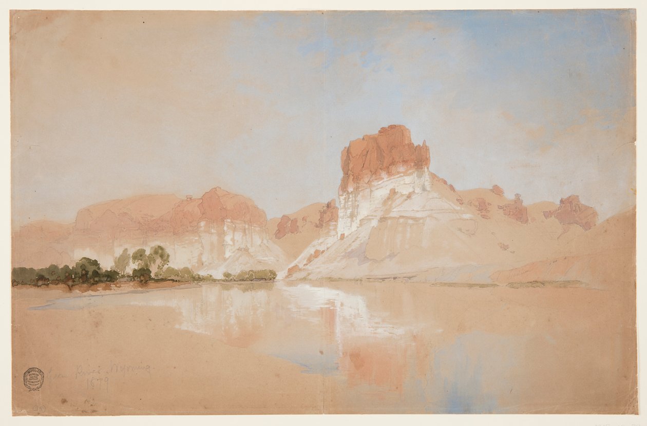 Green River, Wyoming Terület alkotó: Thomas Moran
