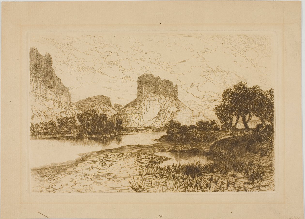 Green River, Wyoming Terület alkotó: Thomas Moran