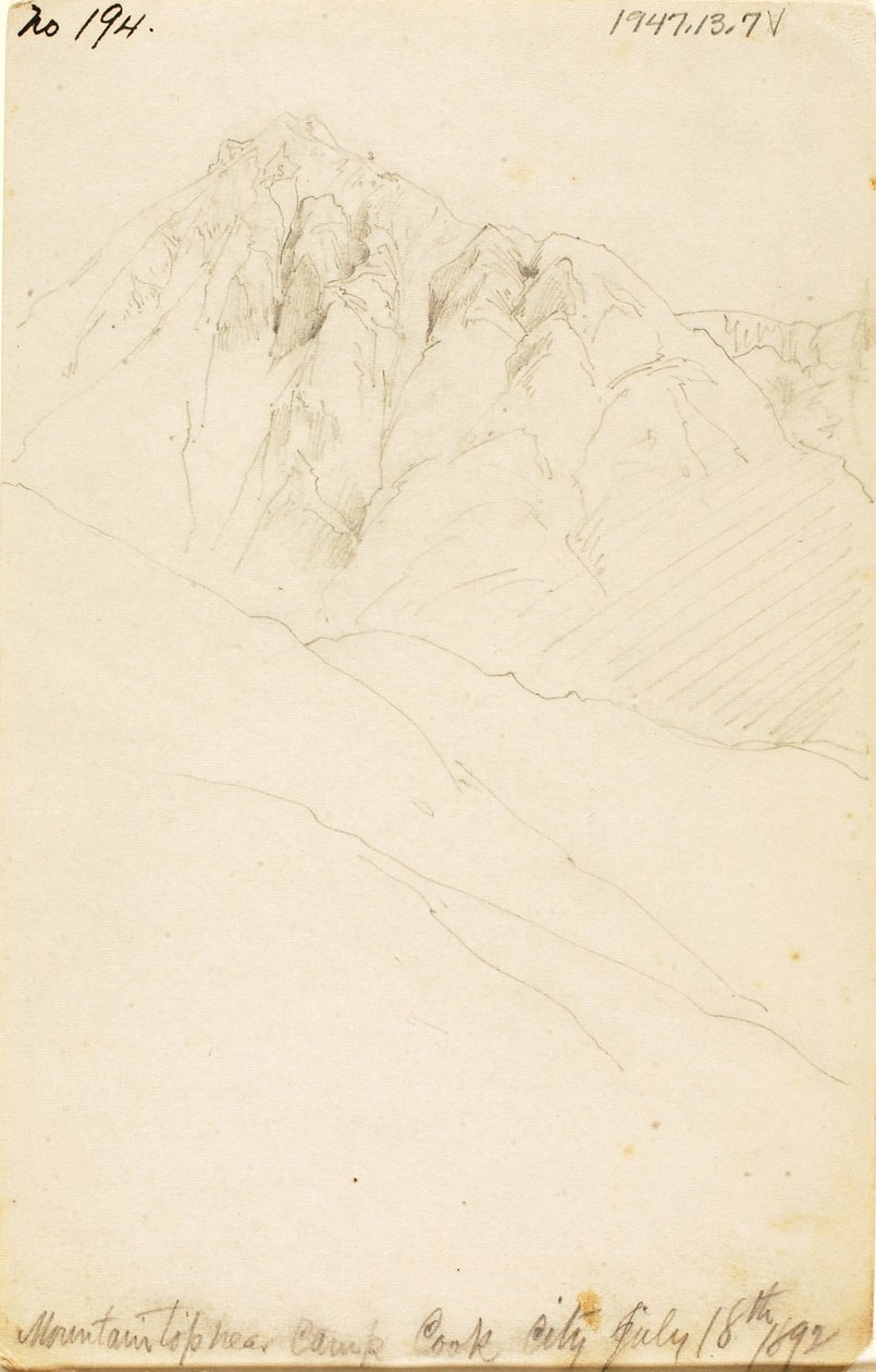 Soda Butte Creek-i táborban, Cook Cityben alkotó: Thomas Moran