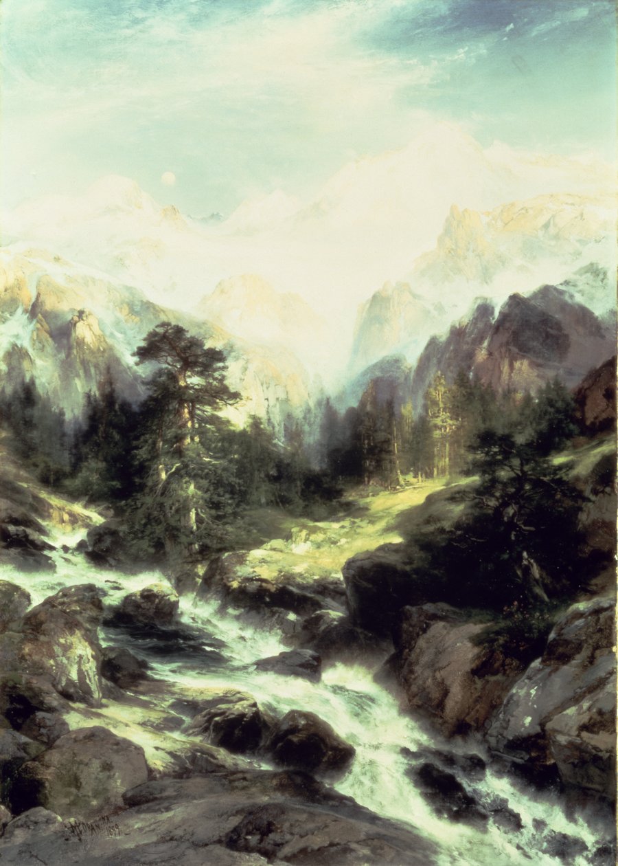 A Teton-hegységben, 1899 alkotó: Thomas Moran