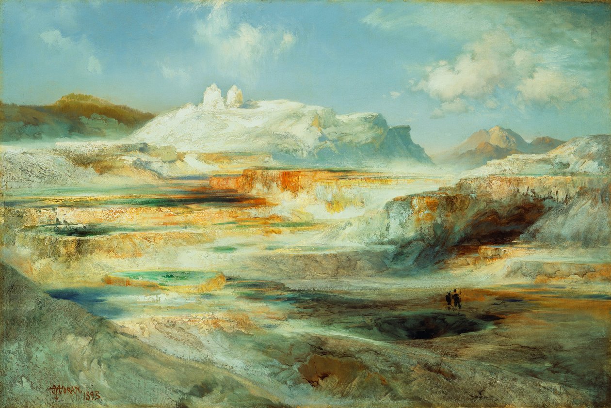 Jupiter terasz, Yellowstone, 1893 alkotó: Thomas Moran