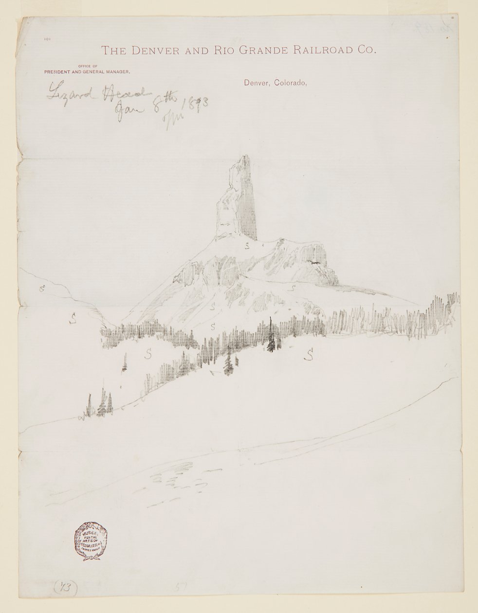 Lizard Head Peak, Colorado alkotó: Thomas Moran