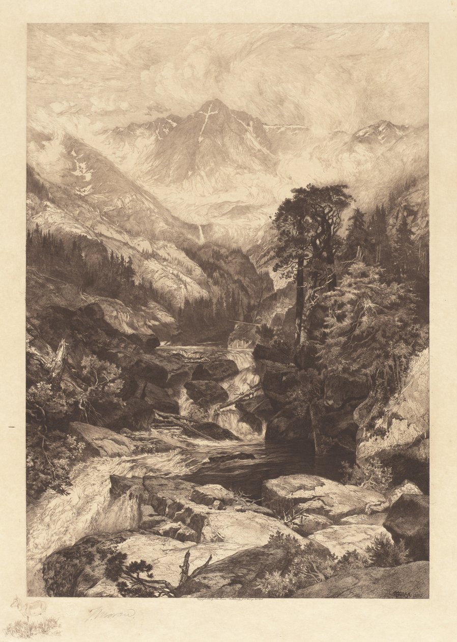 A Szent Kereszt hegye, Colorado alkotó: Thomas Moran