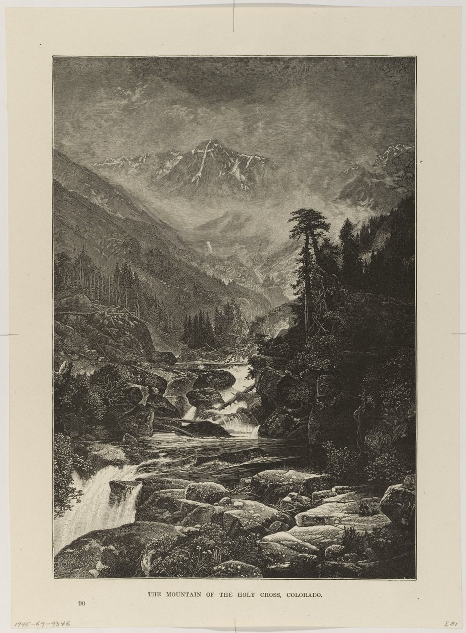 A Szent Kereszt hegye, Colorado alkotó: Thomas Moran