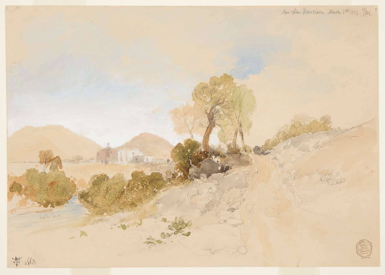 San Francisco közelében, Mexikóban alkotó: Thomas Moran
