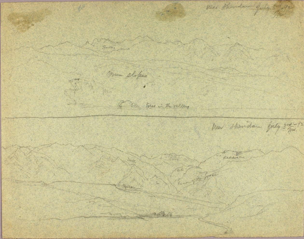 Sheridan közelében, 1892. július 3. alkotó: Thomas Moran