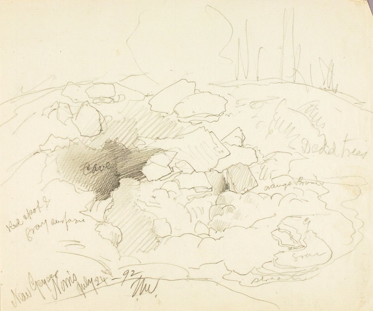 New Geyser, Norris alkotó: Thomas Moran