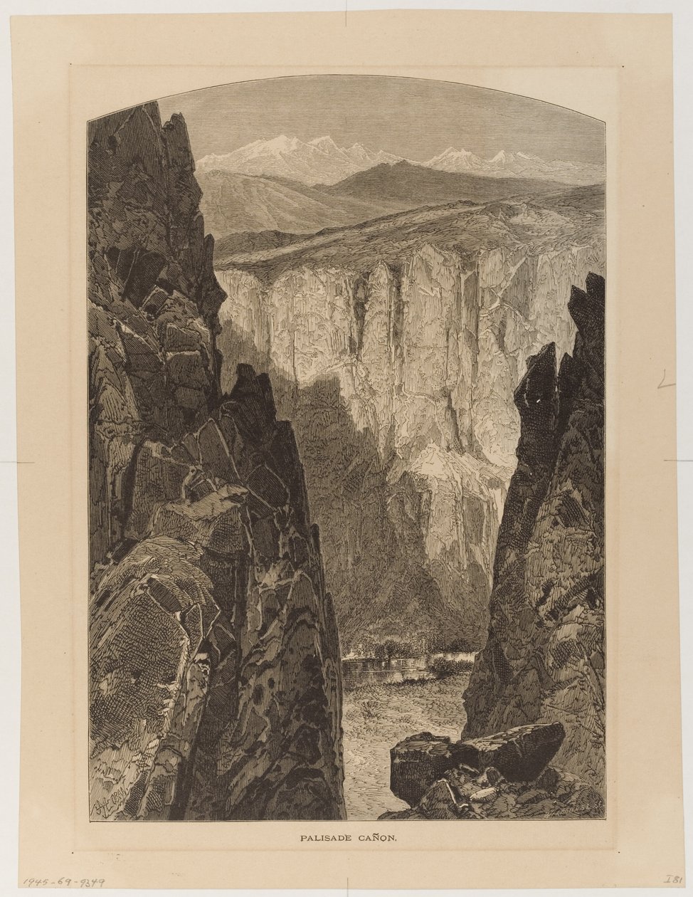 Palisade-kanyon alkotó: Thomas Moran