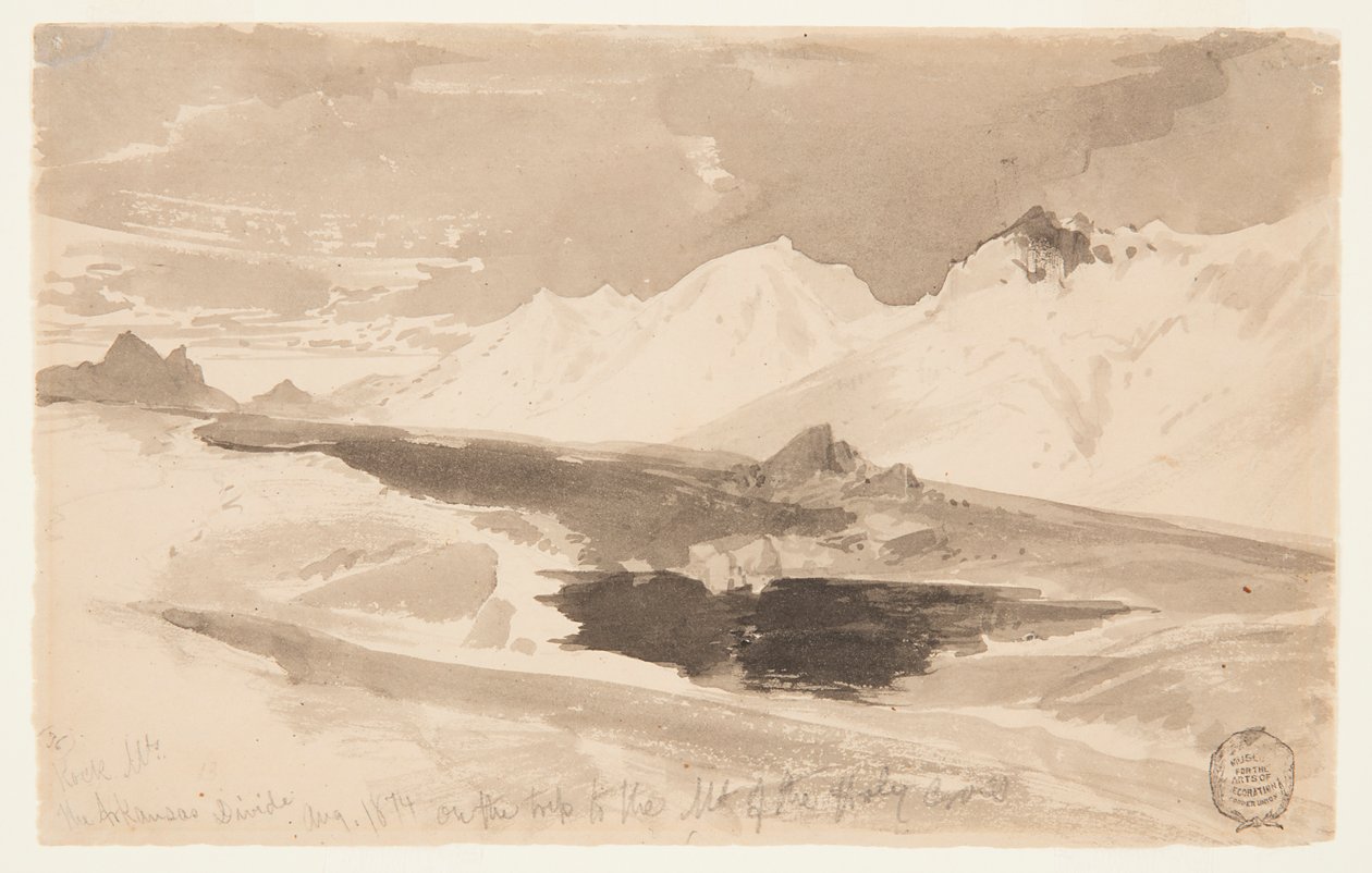 Az arkansasi megosztottság alkotó: Thomas Moran