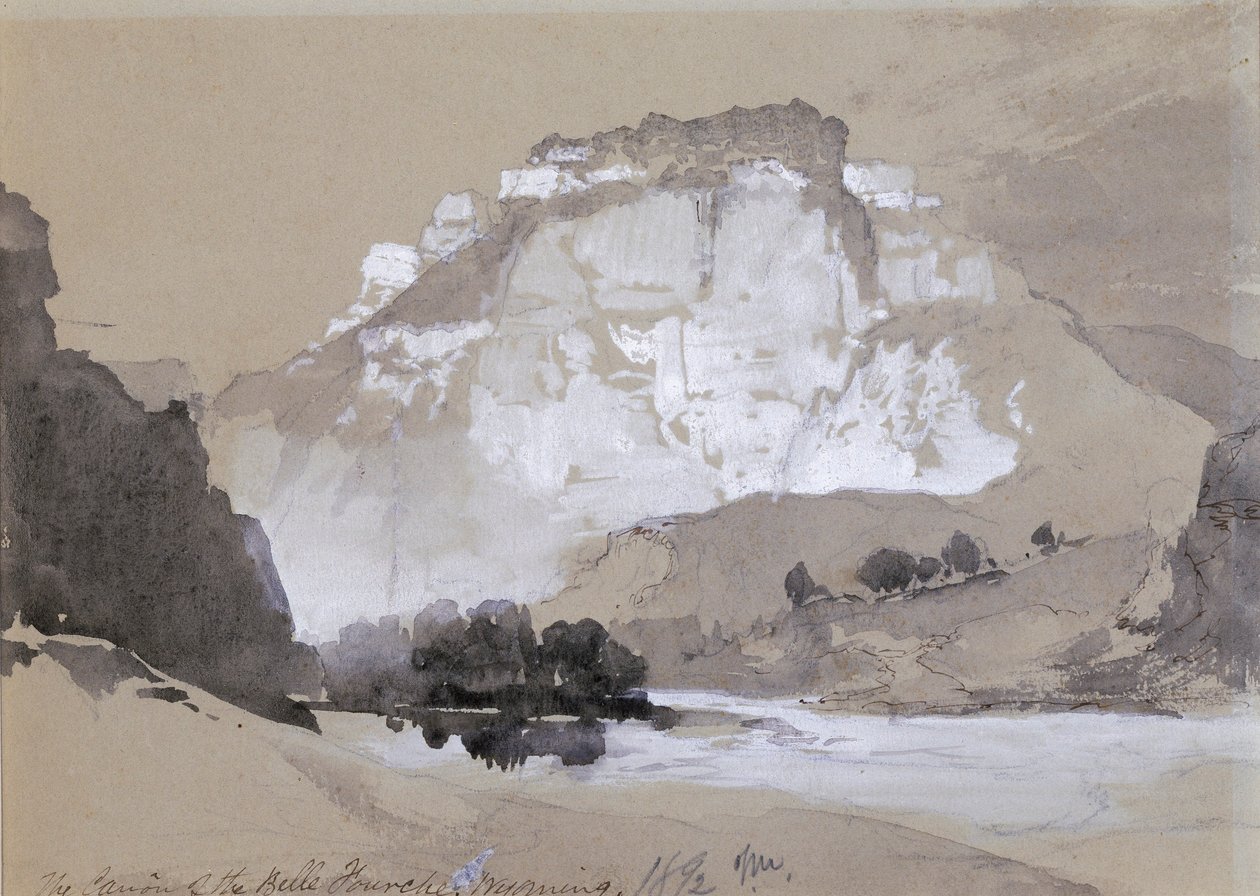 A Belle Fourche Cañon, Wyoming alkotó: Thomas Moran
