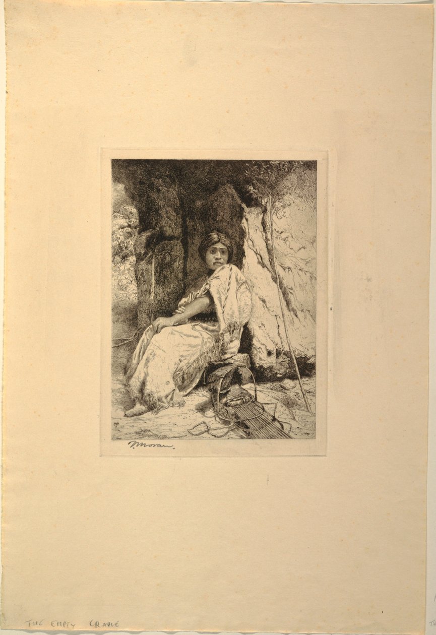 Az üres bölcső alkotó: Thomas Moran