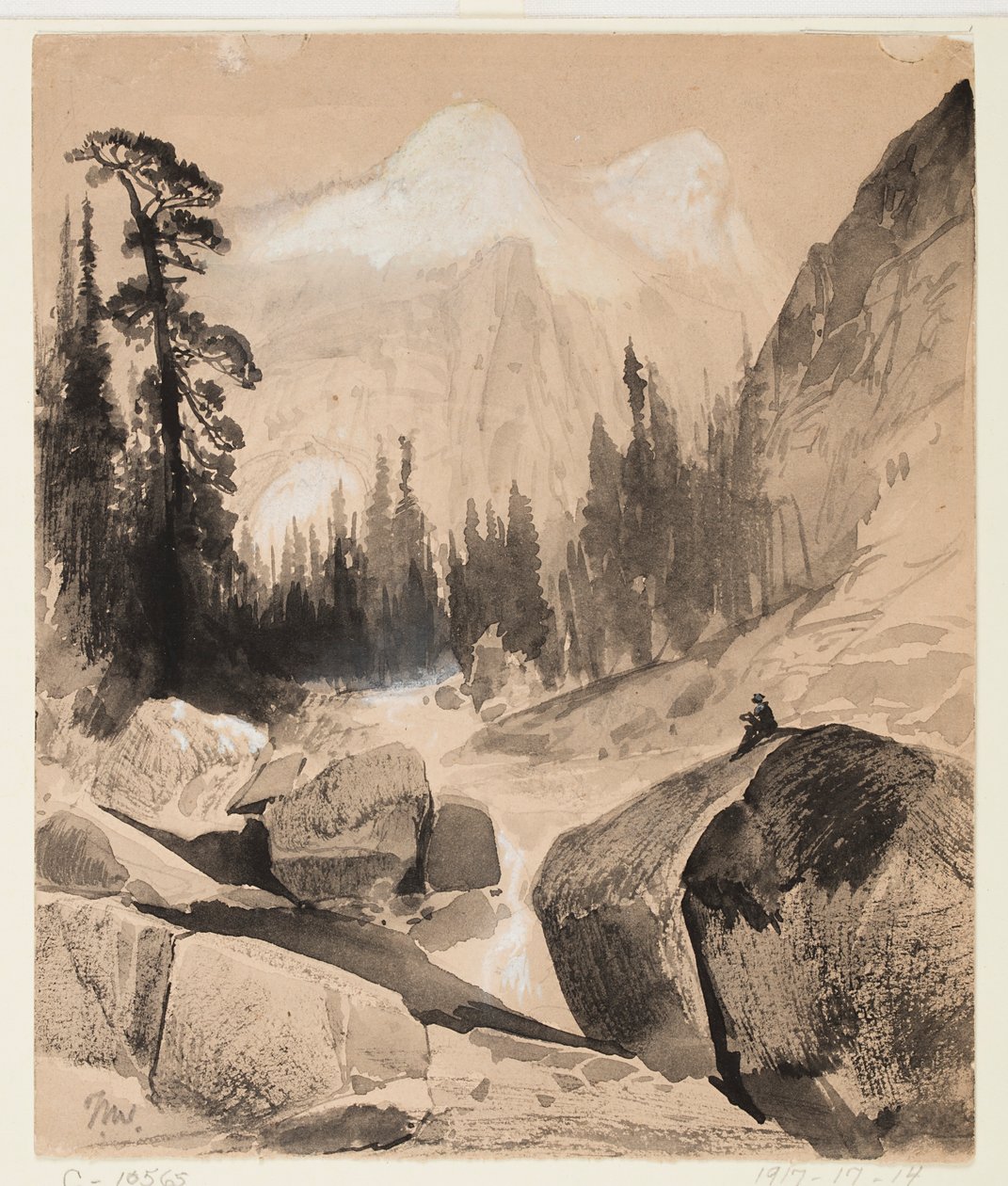 The North Dome, Yosemite, California alkotó: Thomas Moran