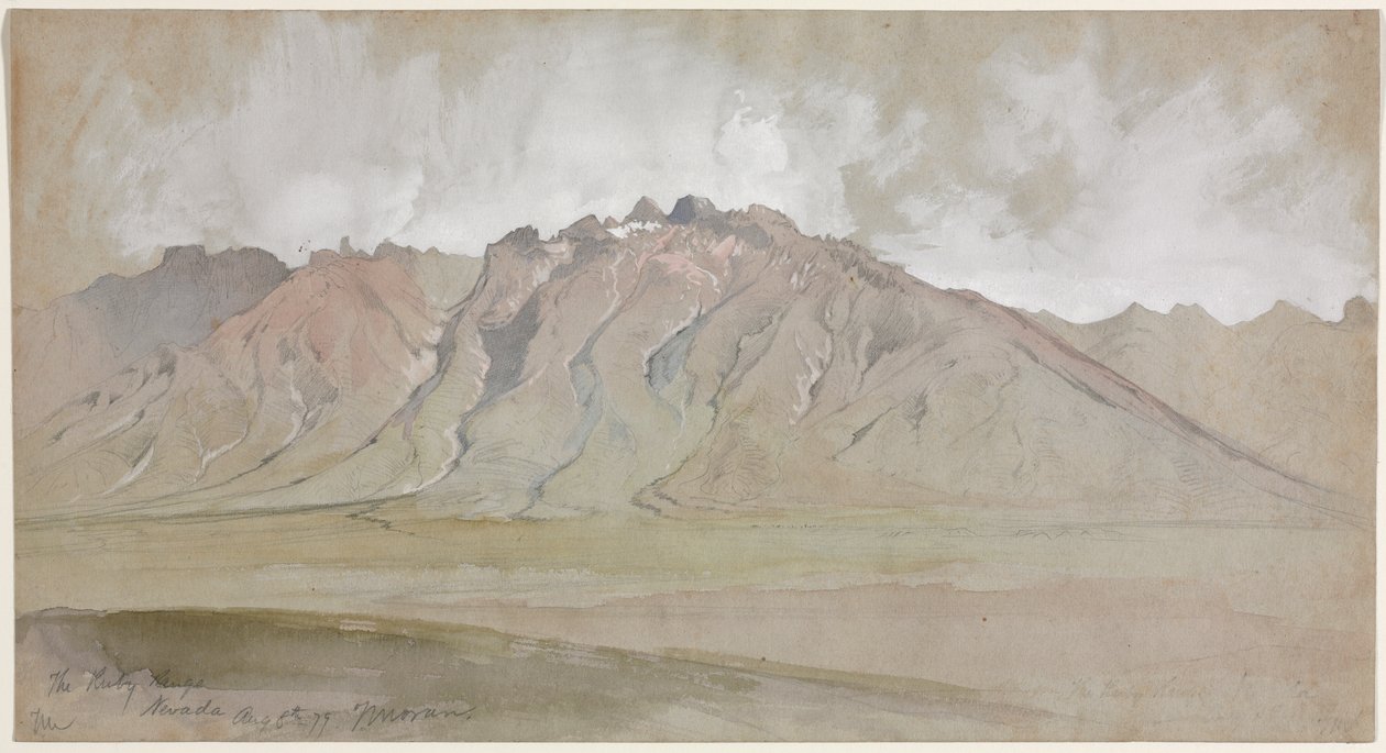 Ruby Range, Nevada alkotó: Thomas Moran