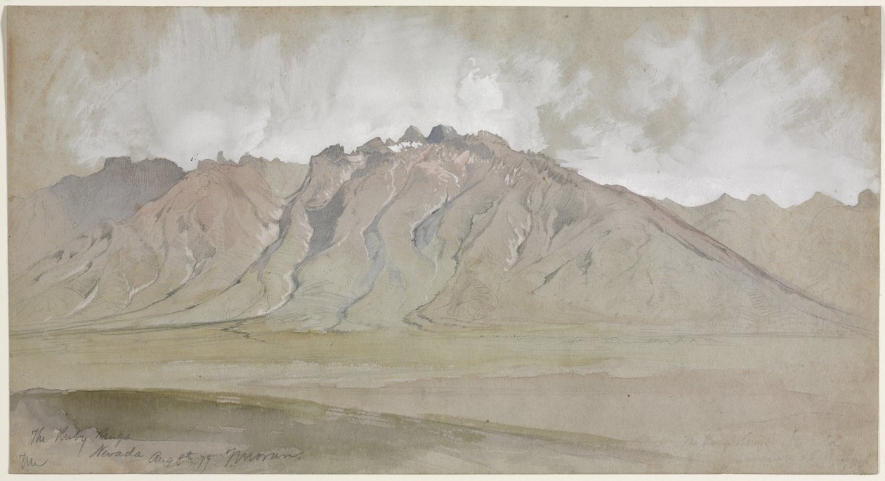 A Ruby-hegység, Nevada alkotó: Thomas Moran