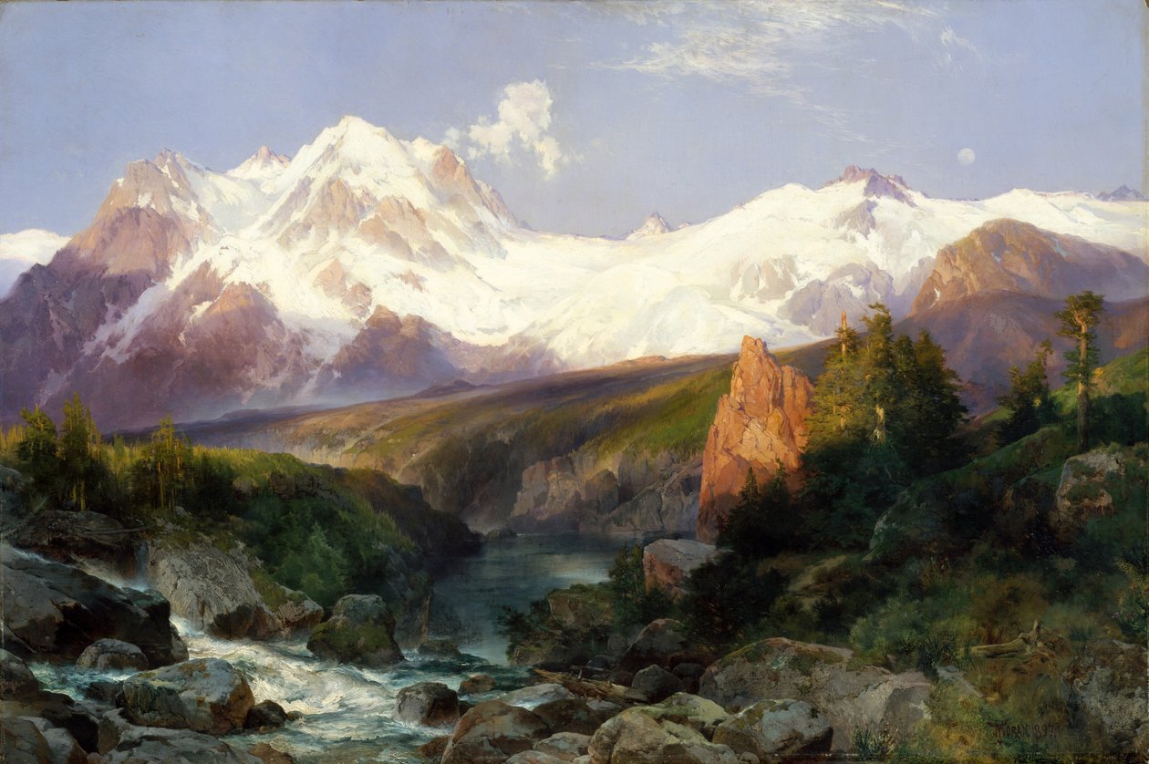 A Teton-hegység, 1897 alkotó: Thomas Moran