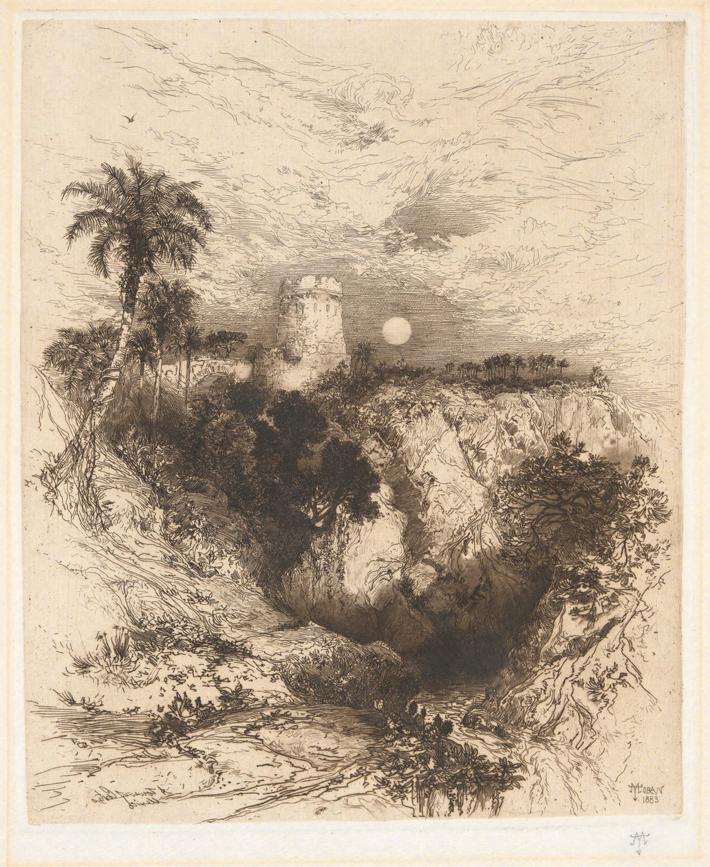 Cortez tornya, Mexikó alkotó: Thomas Moran