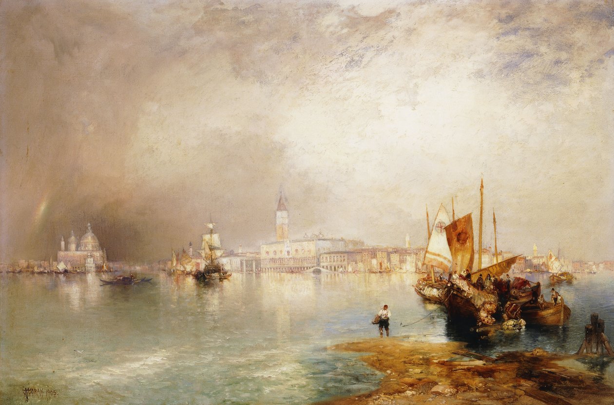Velence, 1905 alkotó: Thomas Moran