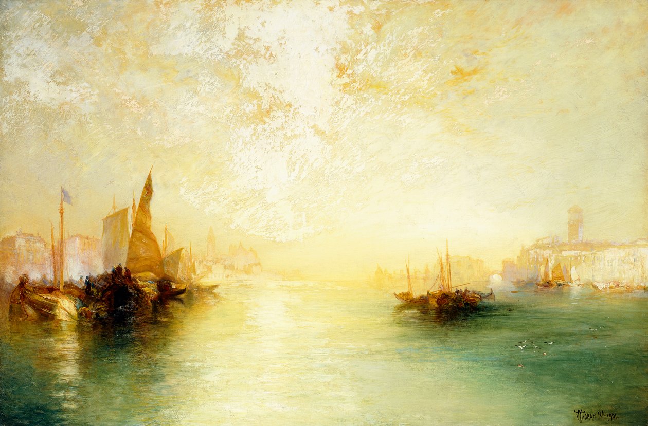 Velence, 1909 alkotó: Thomas Moran