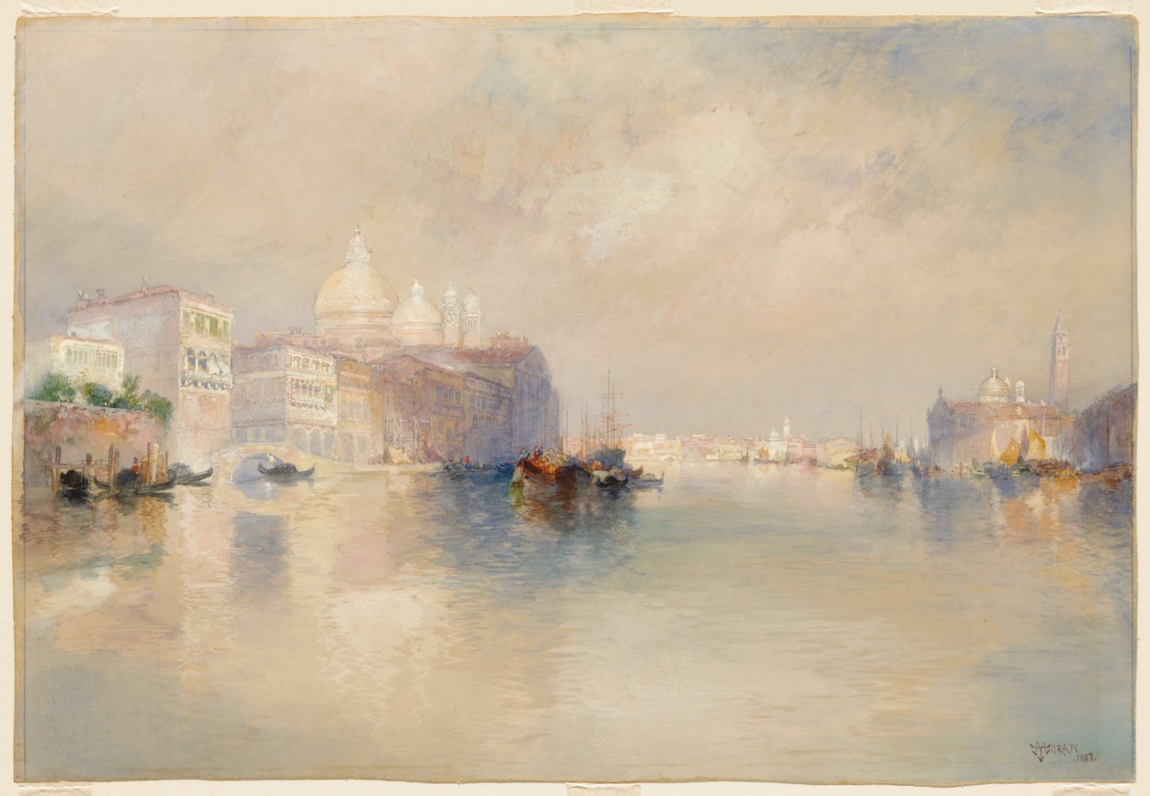 Velence látképe alkotó: Thomas Moran