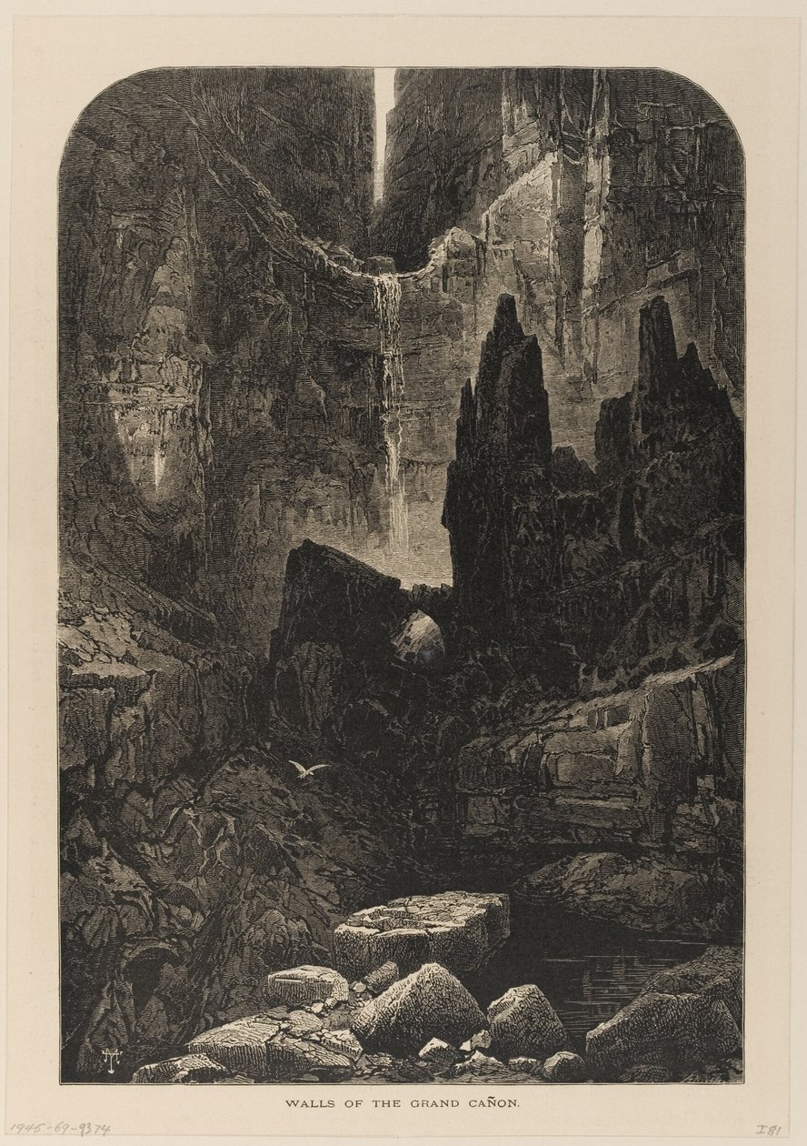 A Grand Canyon falai, Colorado folyó alkotó: Thomas Moran