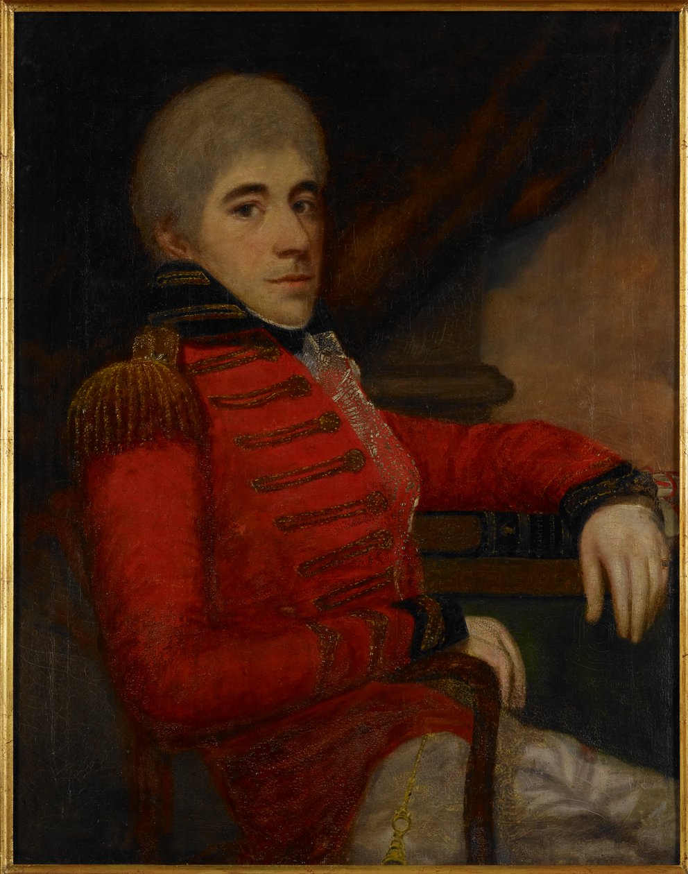 John Baillie kapitány portréja alkotó: Thomas Morris