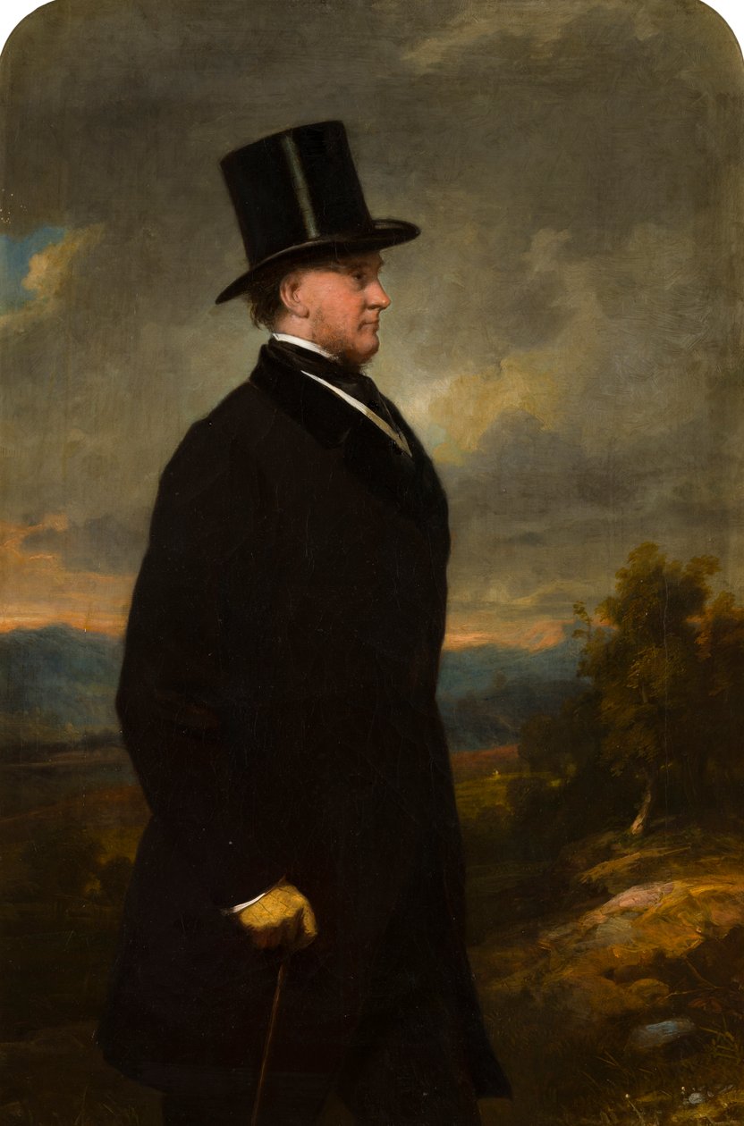 John George Weld Forester, 2. Lord Forester (1801-1874) portréja, 1832-1866 körül (olaj, vászon) alkotó: Thomas Musgrave Joy