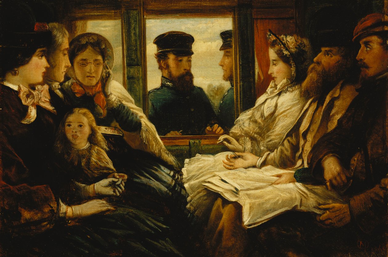 Utazó ajándék 1860 "Jegyeket kérek", 1861 alkotó: Thomas Musgrave Joy