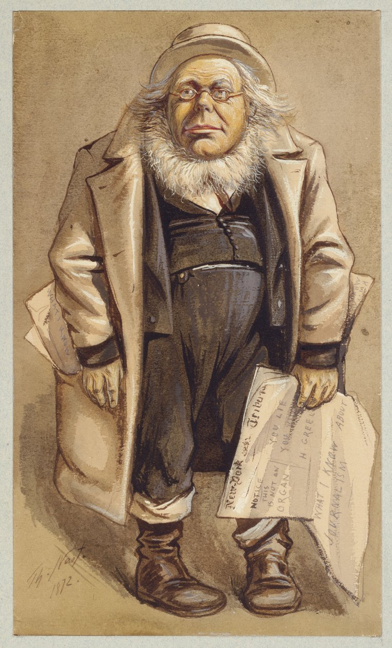 Horace Greeley alkotó: Thomas Nast