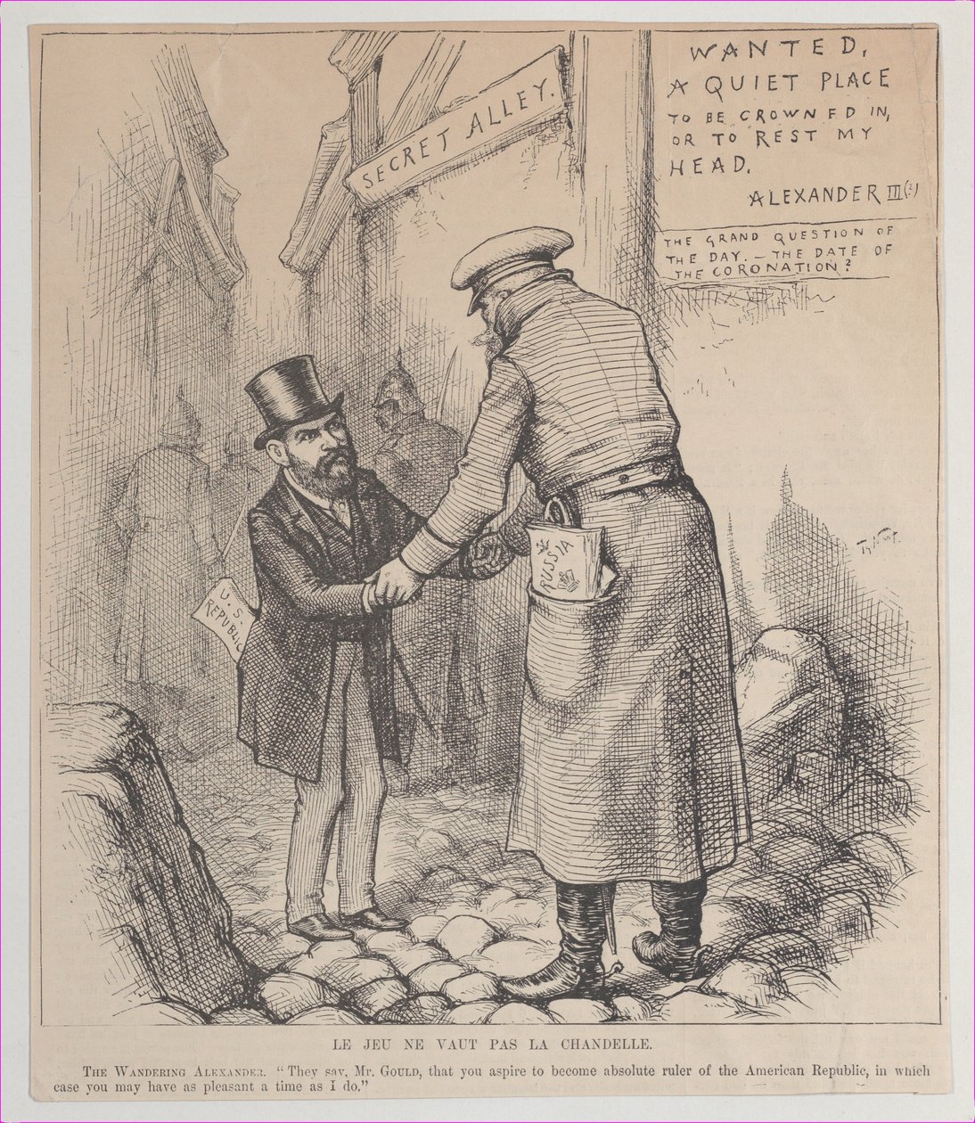 A játék nem ér egy gyertyát, 1881-83., 1881-83. alkotó: Thomas Nast