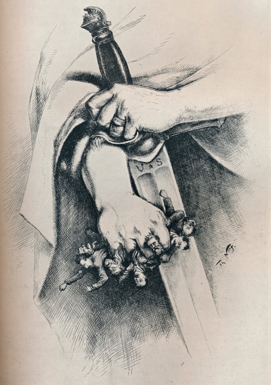 A szabadság nem anarchia, 1886, 1929 alkotó: Thomas Nast