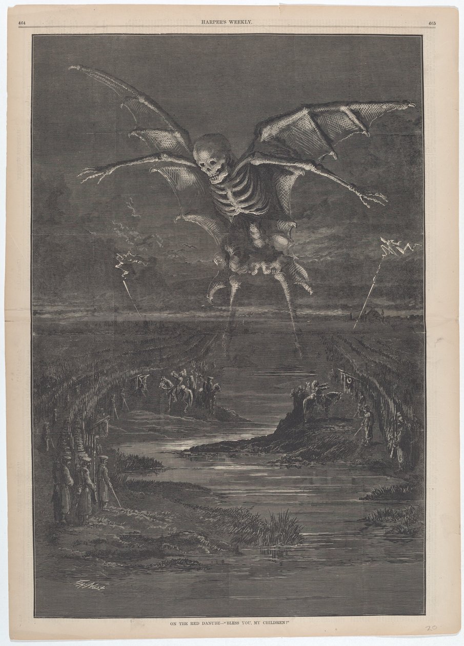 A Vörös Dunán - "Áldjatok titeket, Gyermekeim!" alkotó: Thomas Nast