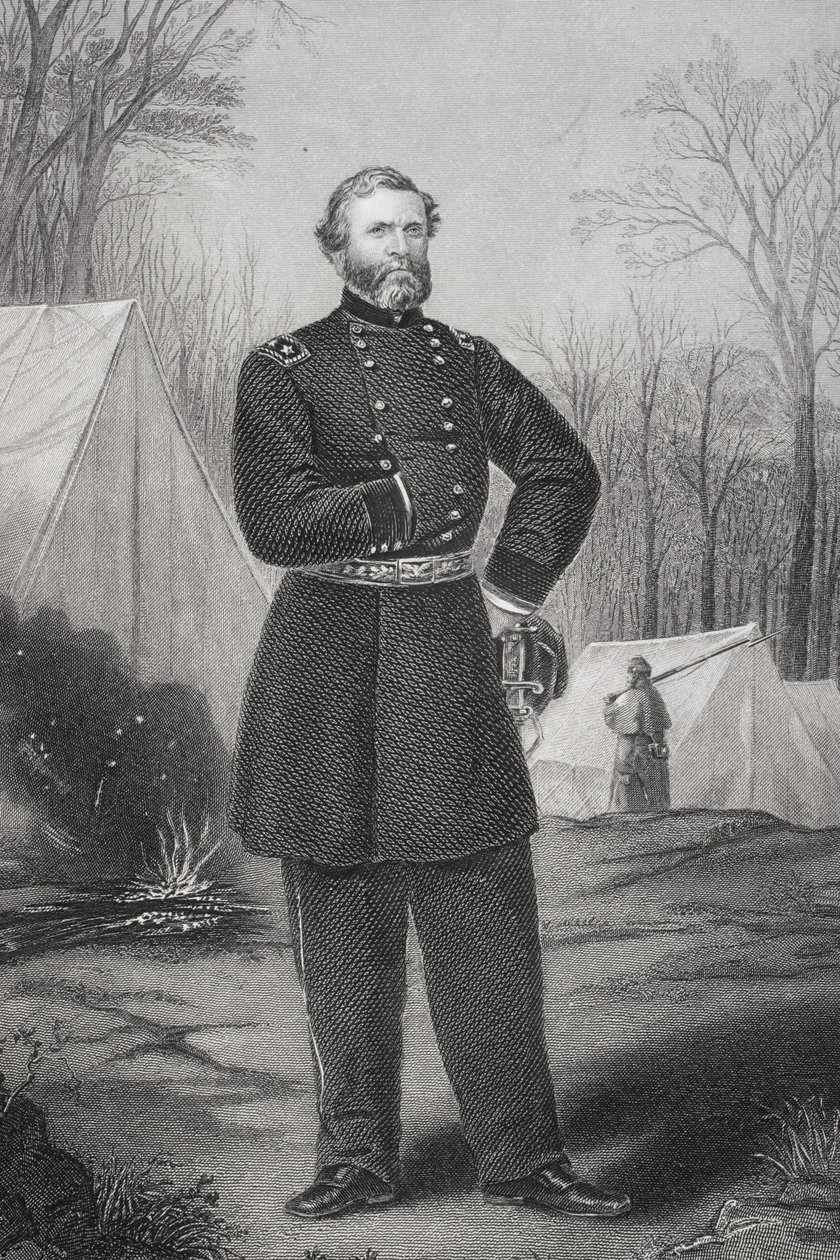 George Henry Thomas tábornok (1816-70) portréja alkotó: Thomas Nast