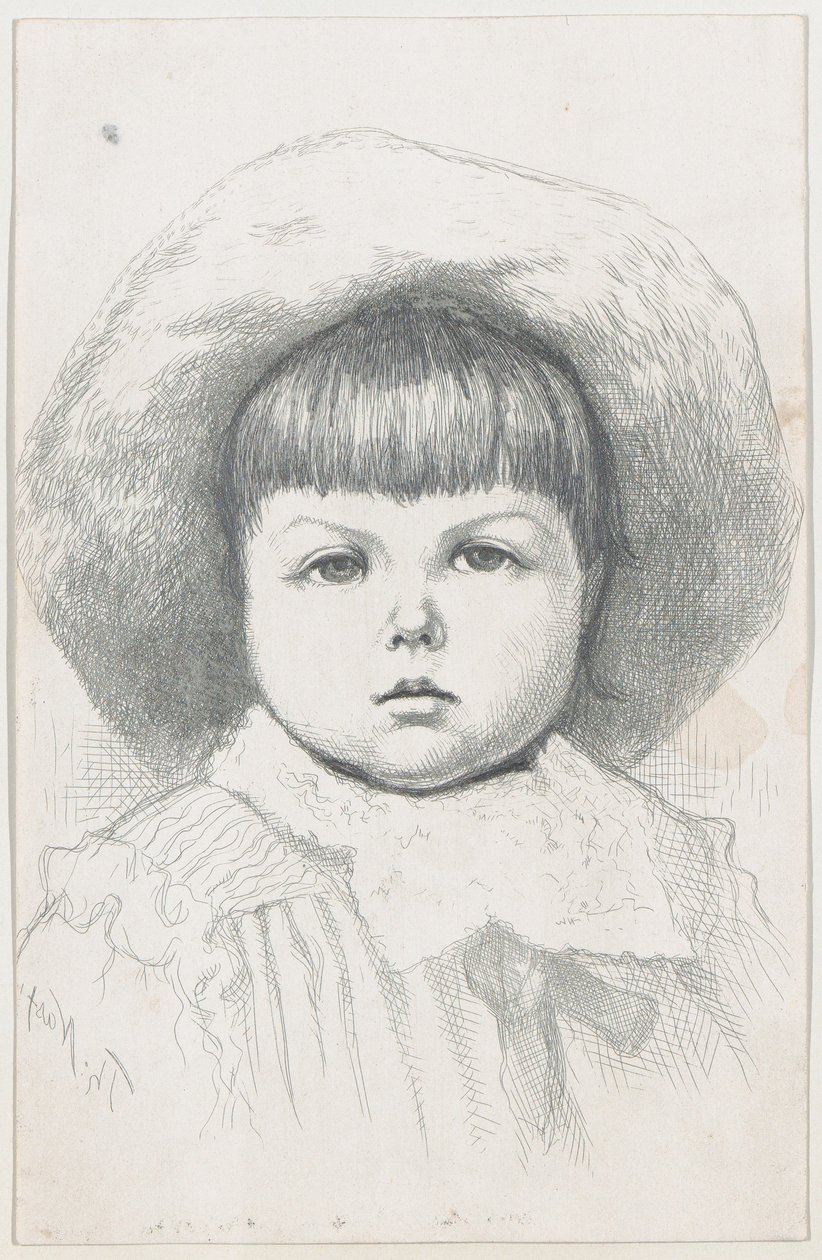 Cyril Nast gyermek portréja, 1879 után, 1879 után. alkotó: Thomas Nast