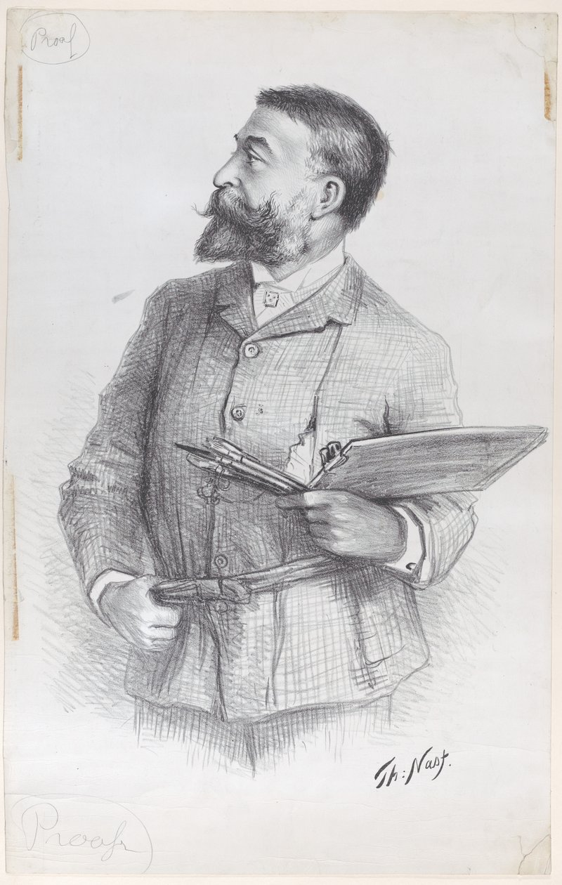 A művész portréja alkotó: Thomas Nast