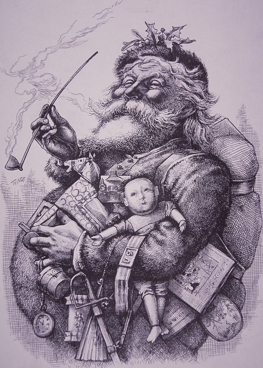 Mikulás alkotó: Thomas Nast
