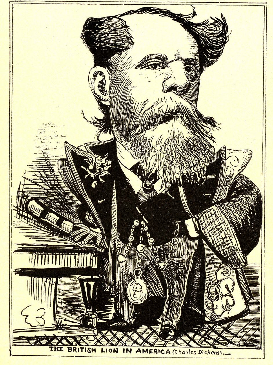 A brit oroszlán Amerikában, 1867-68 alkotó: Thomas Nast