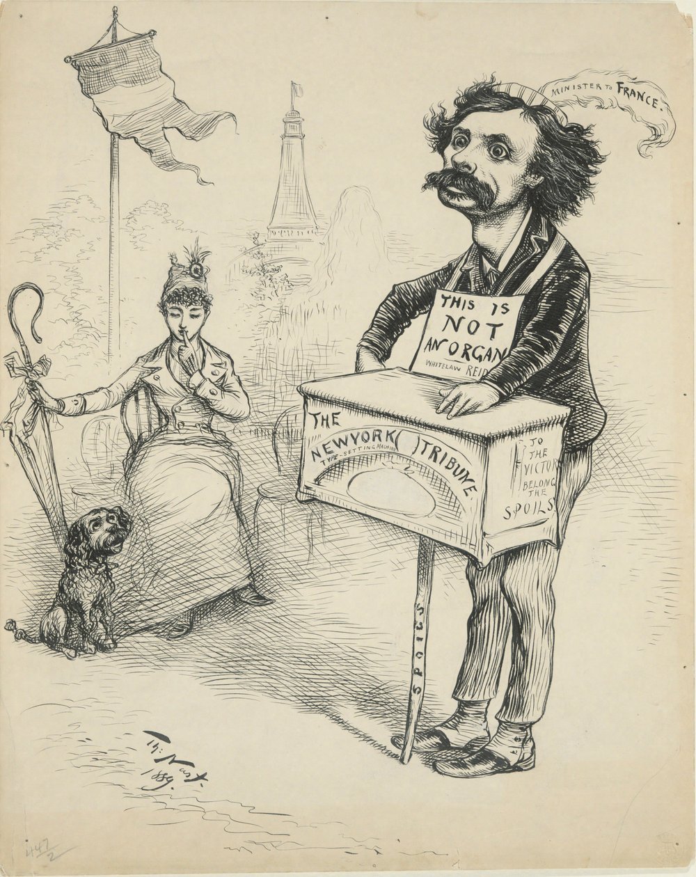 A győzteseknek a zsákmány alkotó: Thomas Nast
