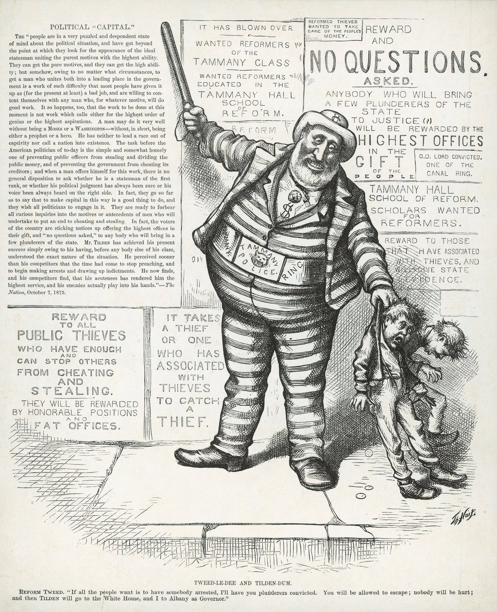 Tweed-le-dee és Tilden-dum, a „Harper