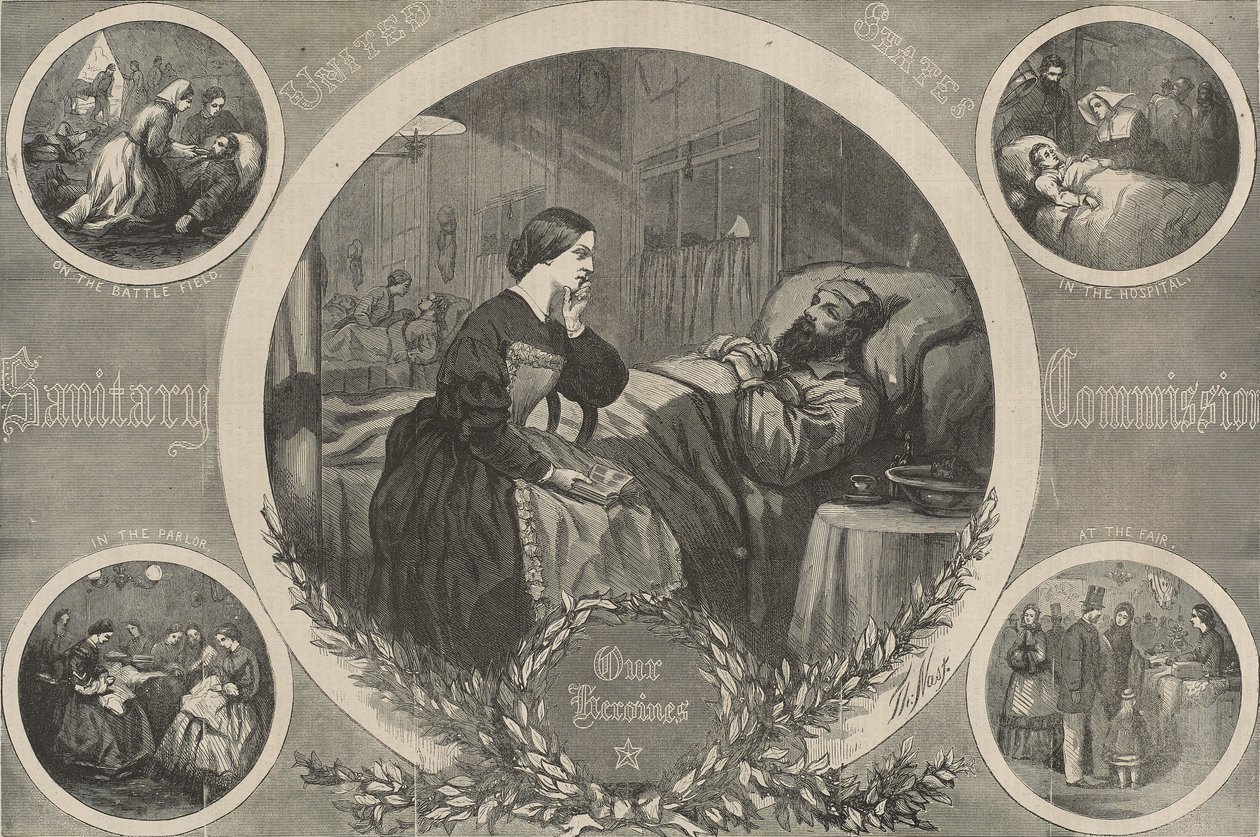 Egyesült Államok Egészségügyi Bizottsága: Hősnőink alkotó: Thomas Nast