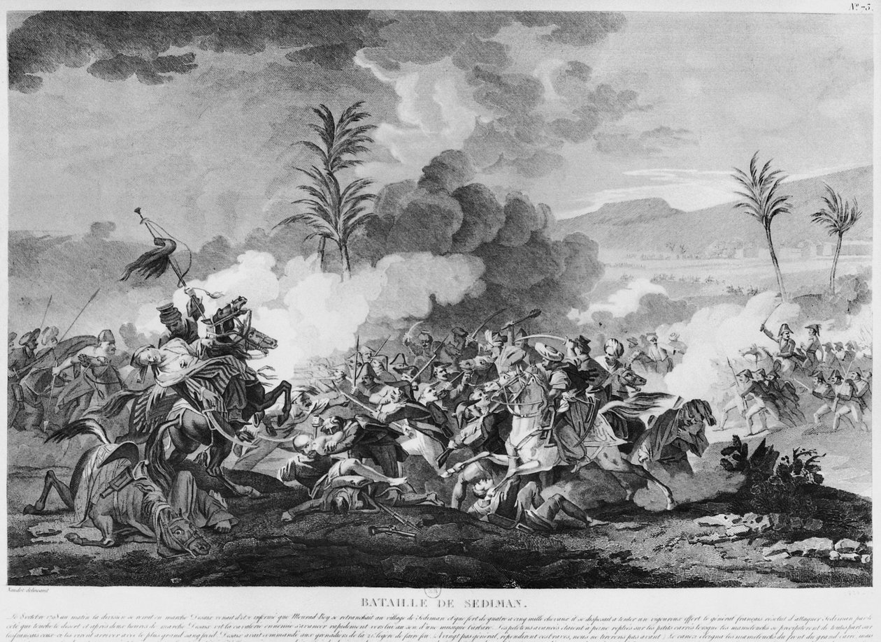 Szedimáni csata 1798. október 8-án alkotó: Thomas Naudet