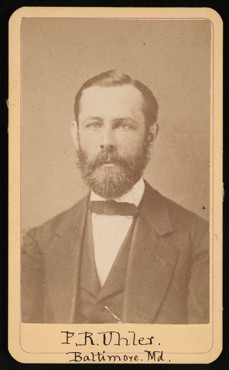 Philip Reese Uhler portréja 1835-1913, 1860 körül. alkotó: Thomas P Varley