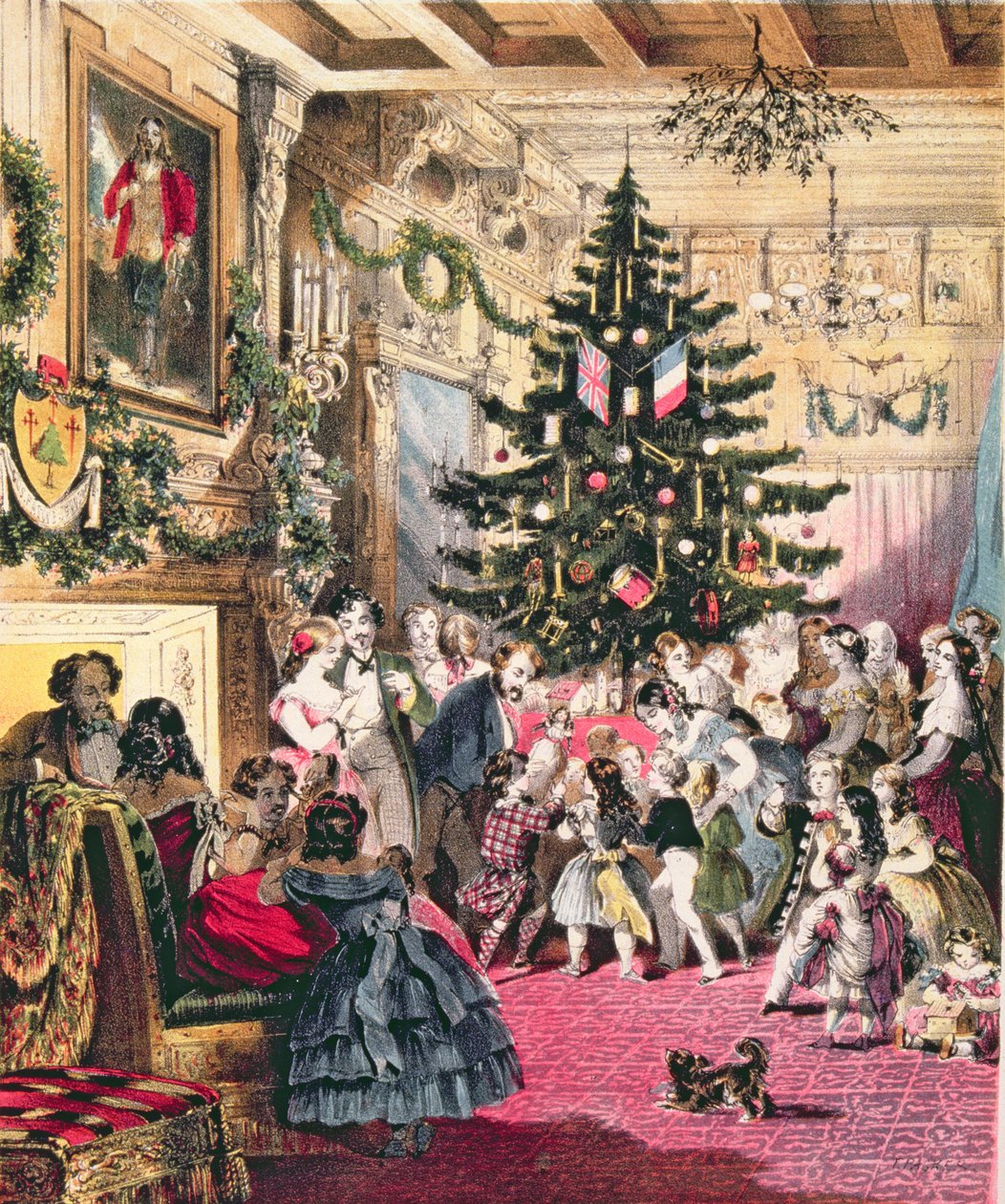 A „The Christmas Tree” kottalapjának borítója, J.E. Carpenter, Henry Farmer zenéjével (színes litó) (lásd még: 349724) alkotó: Thomas Packer