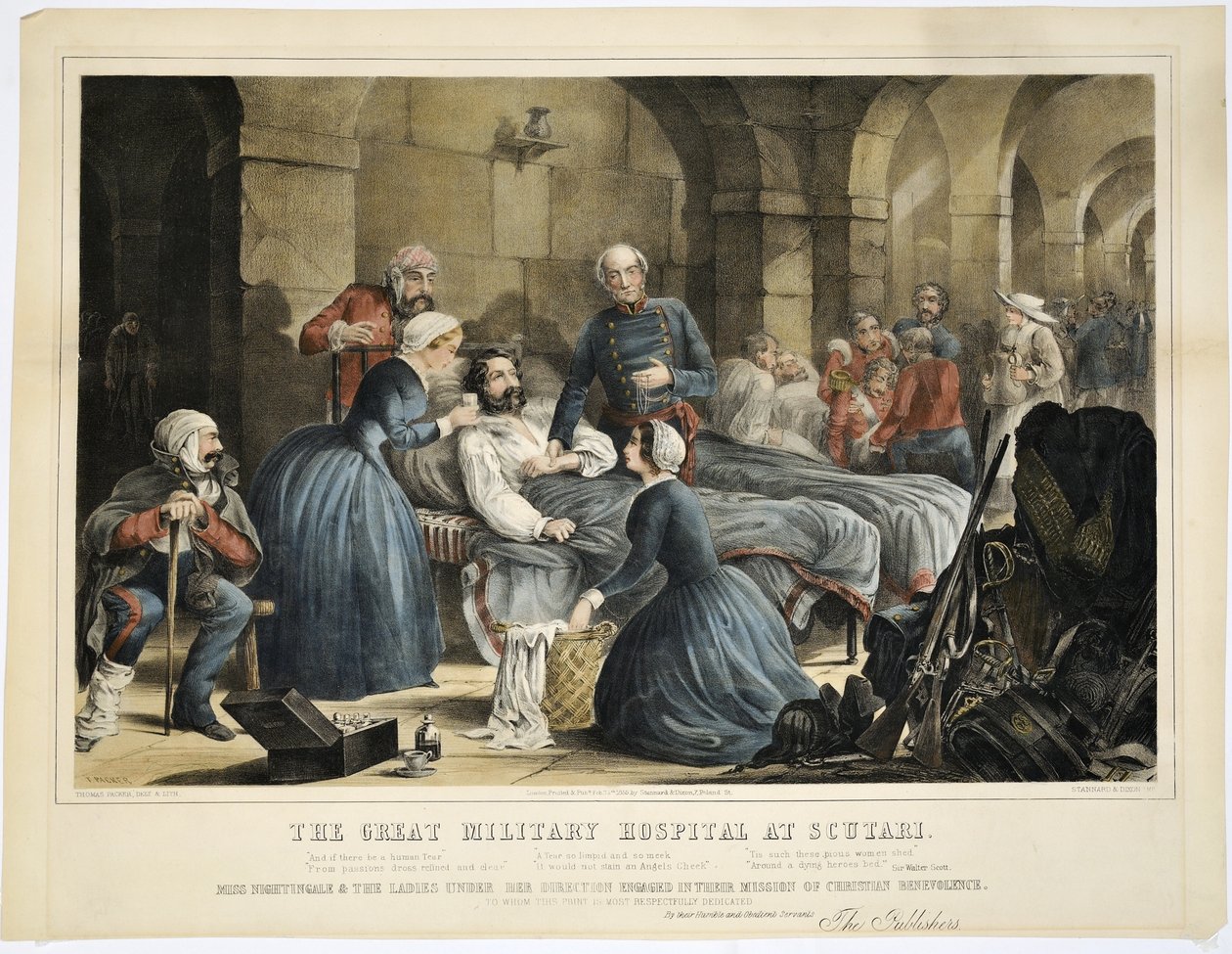 A Scutari Nagy Katonai Kórház, Stannard und Dixon, 1855. február 24. alkotó: Thomas Packer