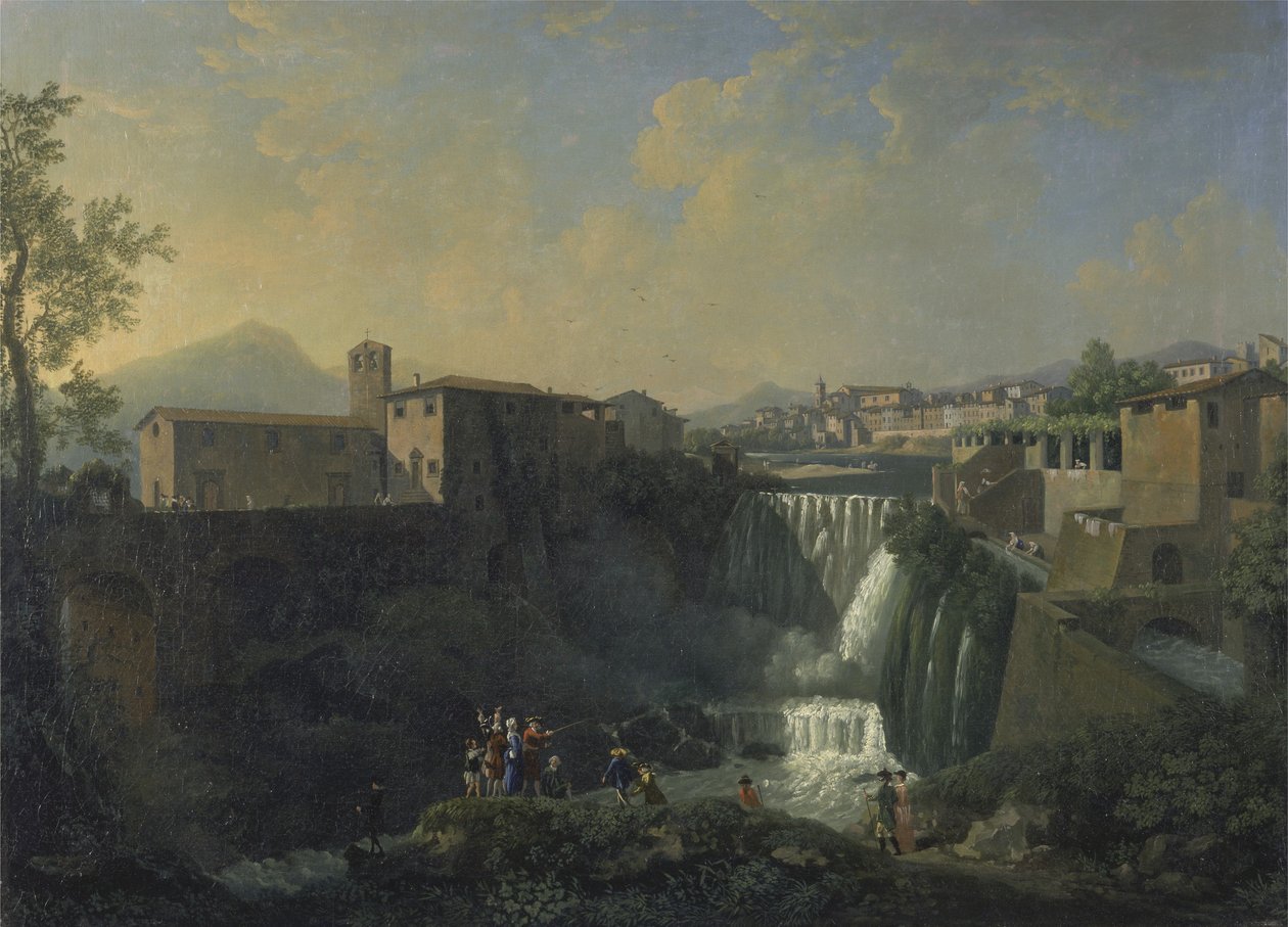 Kilátás Tivolira, 1750-55 körül (olaj, vászon) alkotó: Thomas Patch