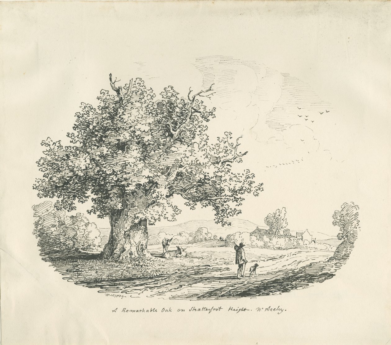 Arley - Shatterfort Height: litográfia, 1839 alkotó: Thomas Peploe Wood