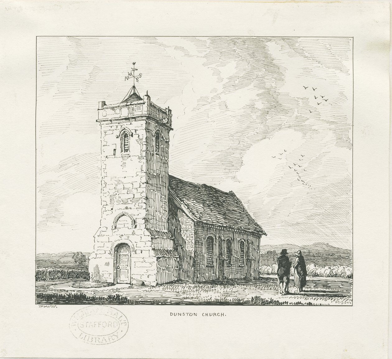 Dunston Church: tollrajz alkotó: Thomas Peploe Wood