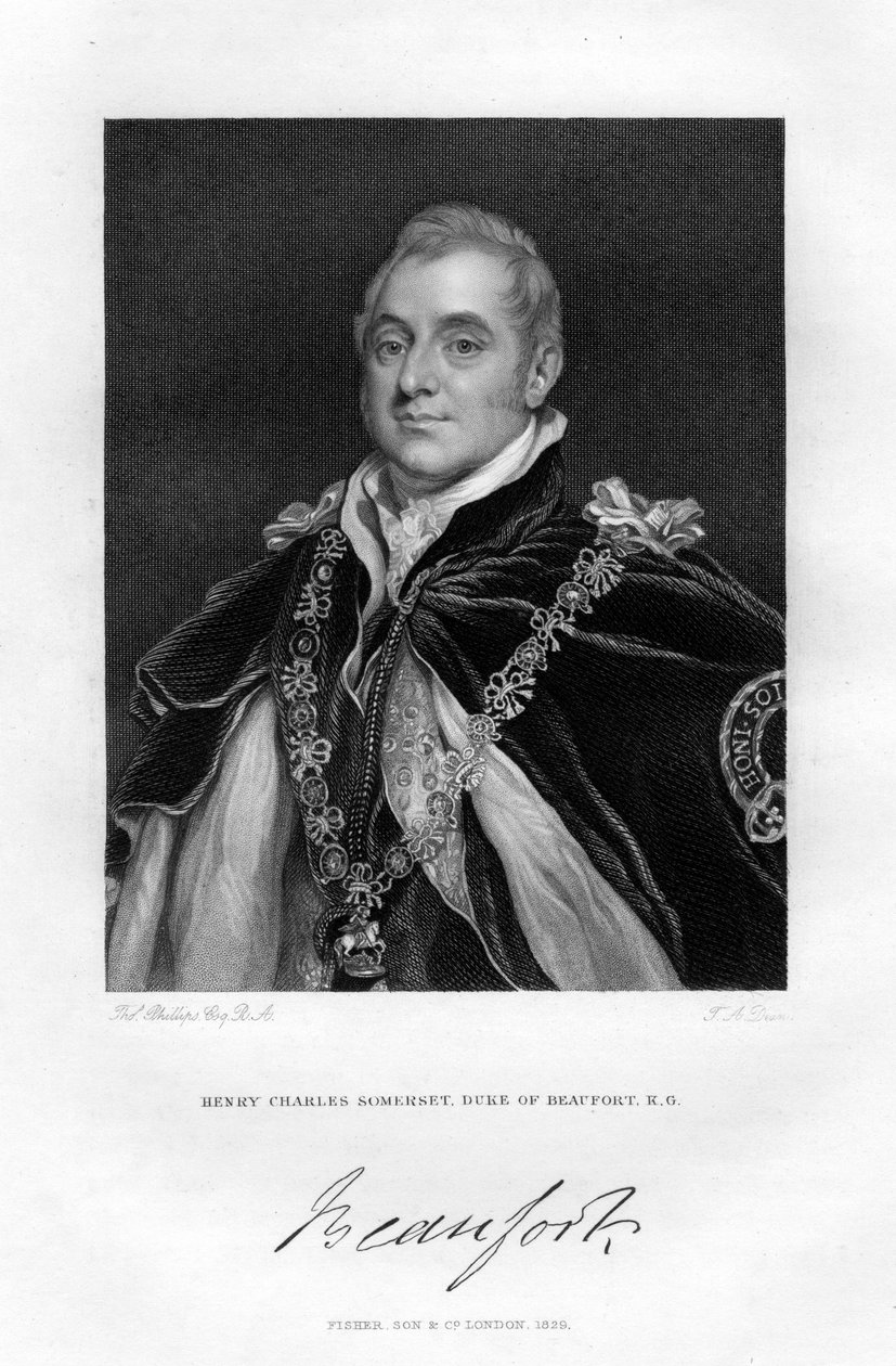 Henry Charles Somerset, Beaufort hercege, 1829 alkotó: Thomas Phillips