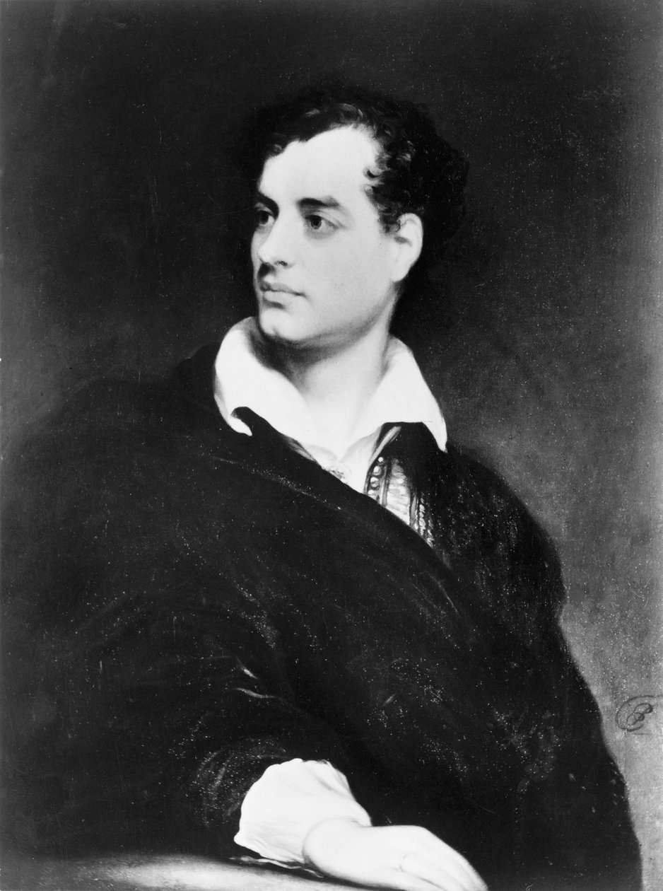 Lord Byron angol romantikus költő, 1814 alkotó: Thomas Phillips